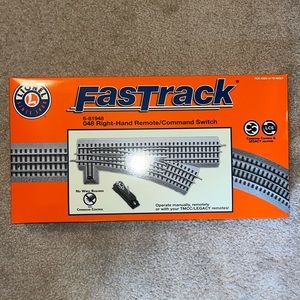 NEW Lionel 6-81948 Fastrack 048 Right Hand Remote Legacy / Command Switch Track.